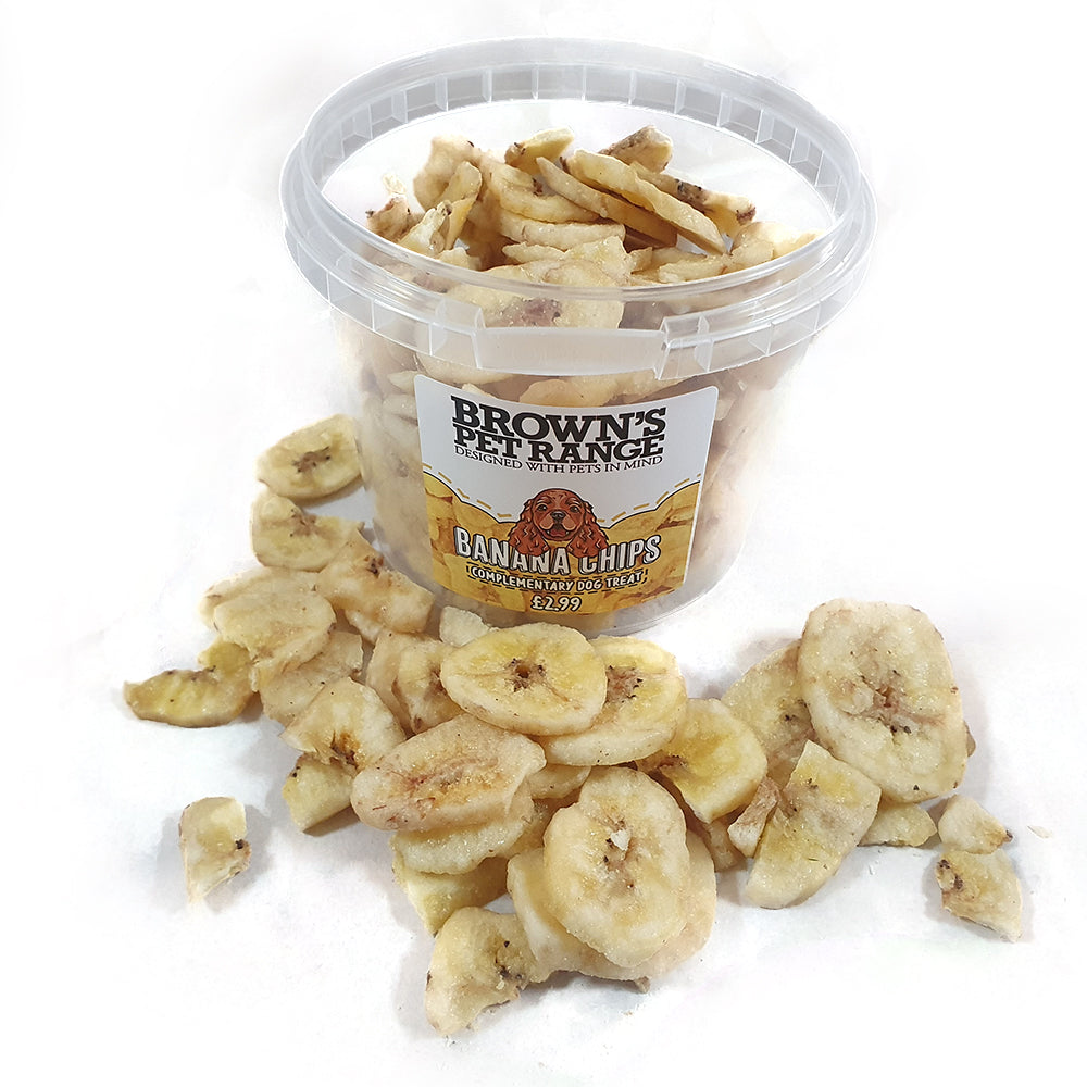 Banana Chips | Super Fruity Treats 120g - BROWNS PET RANGE