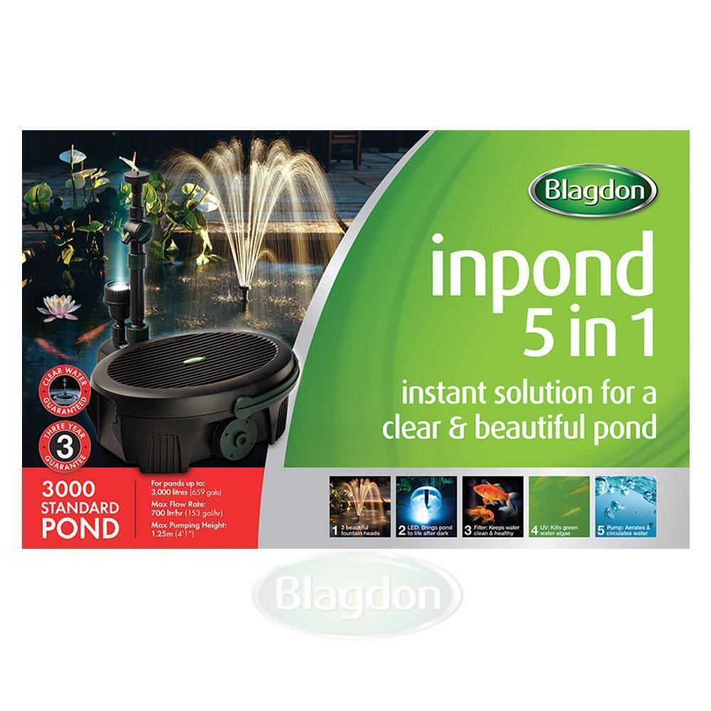 Blagdon Inpond 5 in 1 3000 & Free Probiotic Pond Food - Pond - Browns Pet Range