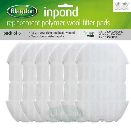 Blagdon Inpond Filter Polymer Wool x6 - Pond - Browns Pet Range