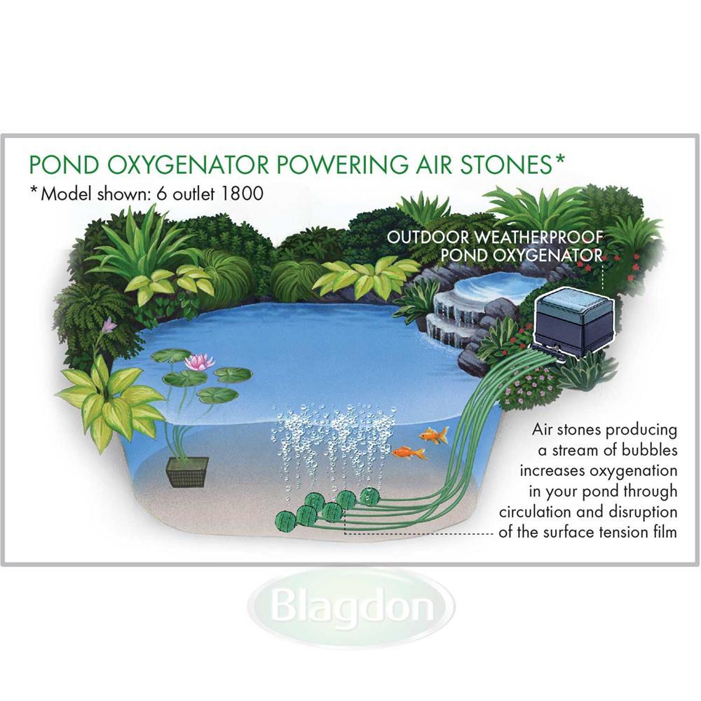 Blagdon Pond Oxygenator 3600 - 20 Outlet - Pond - Browns Pet Range