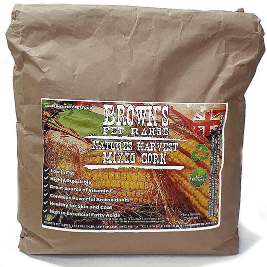 Brown's Chicken Feed | Premium Mixed Corn - Bird Food - Browns Pet Range