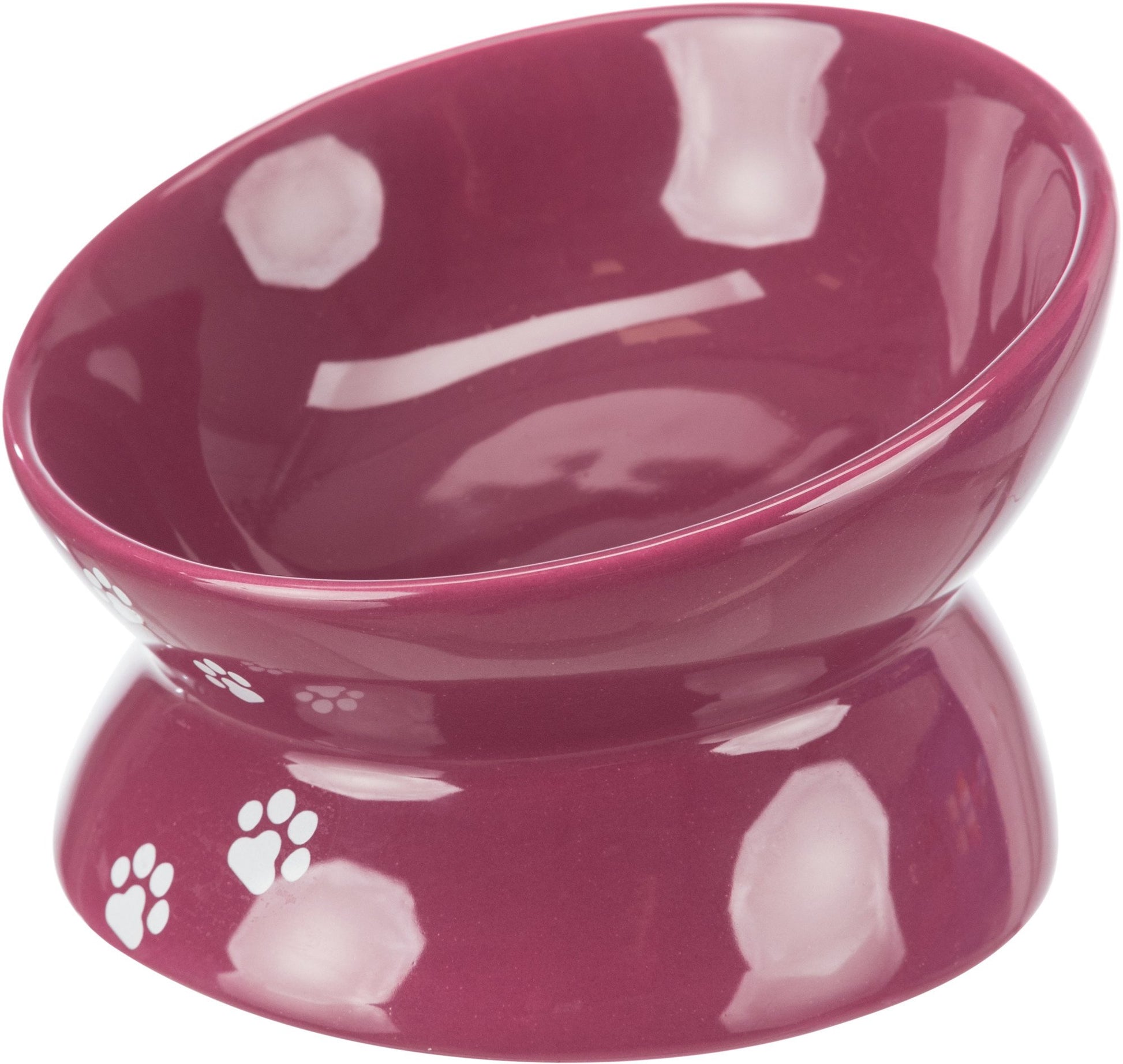 Brown's Ergo-Bowl | Raised Ergonomic Ceramic Bowl White - BROWNS PET RANGE