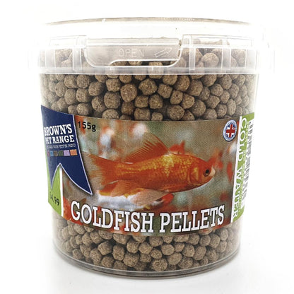 Brown's Fish Food | Goldfish Pellets - BROWNS PET RANGE