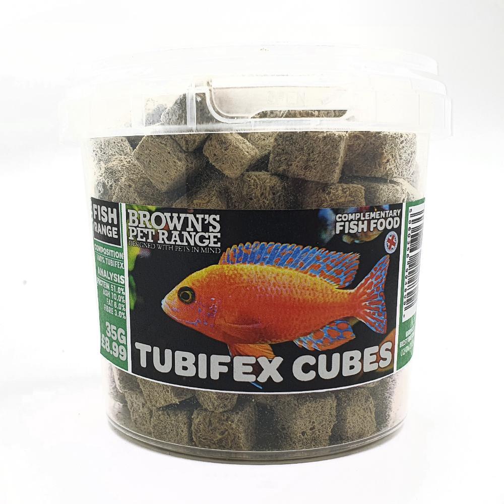 Brown's Fish Food | Natural Tubifex - BROWNS PET RANGE