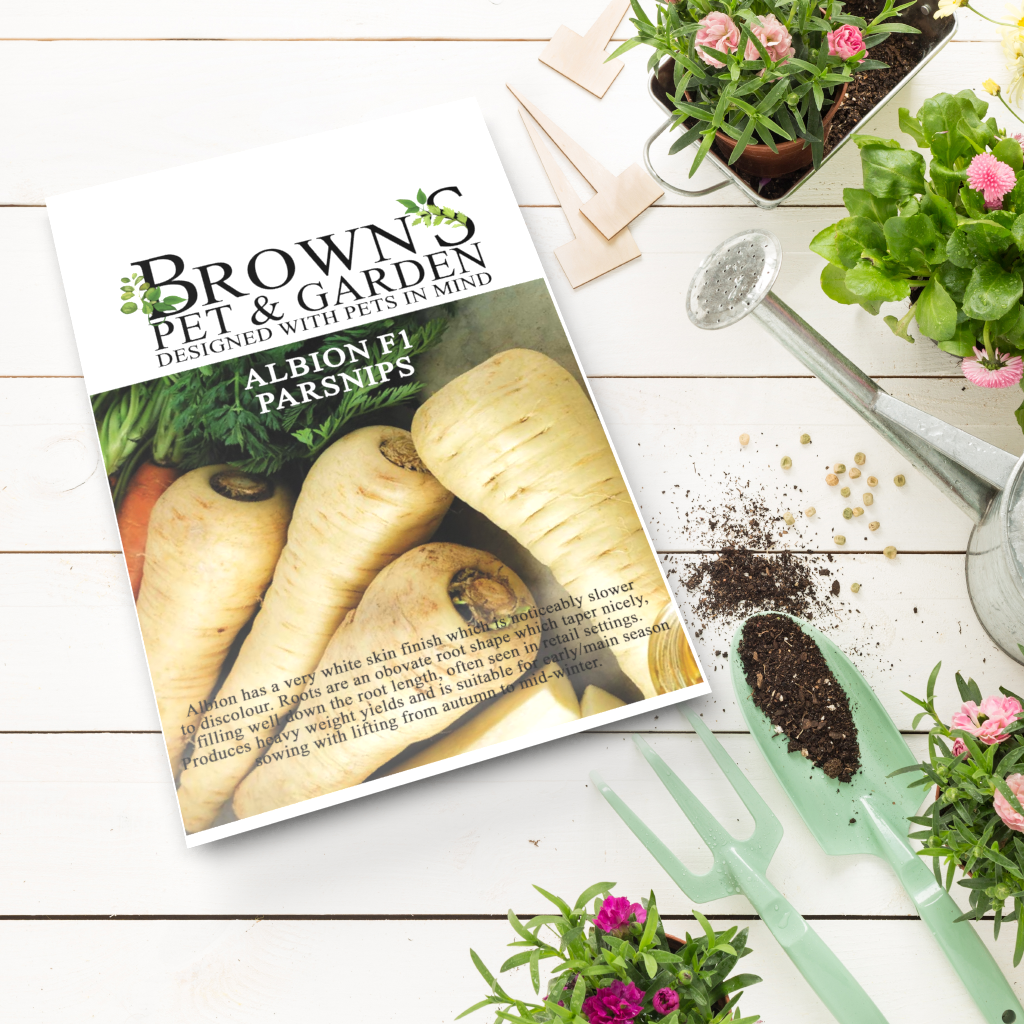 Brown's GYO Albion Parsnips - BROWNS PET RANGE