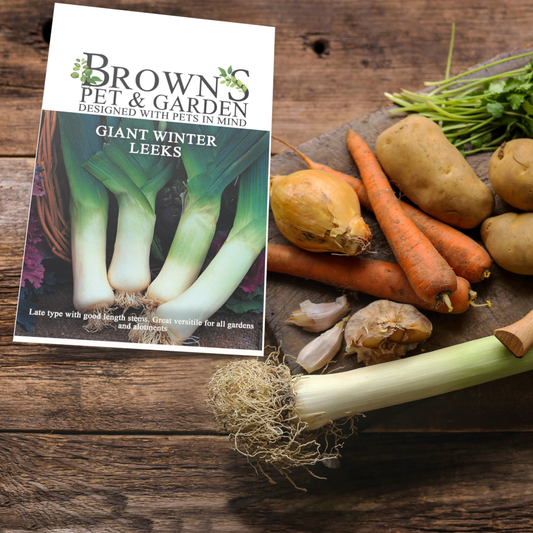 Brown's GYO Giant Winter Leeks - BROWNS PET RANGE