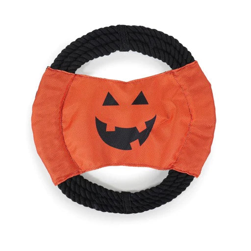 Brown's Halloween | Pumpkin Rope Frisbee - BROWNS PET RANGE