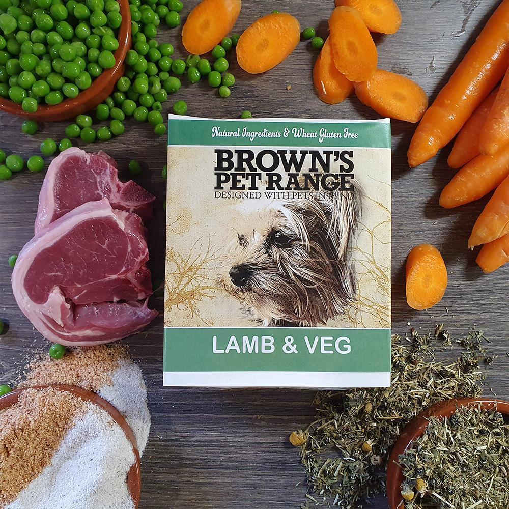 Brown's Hearty Dish | Lamb & Veg 395g -  - Browns Pet Range