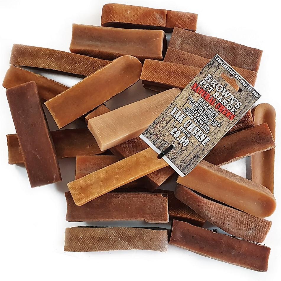 Brown s Natural Dog Chew Yak Cheese Size Varieties BROWNS PET