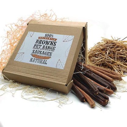 Brown's Natural Doggy Sausages | The Cigar Box - BROWNS PET RANGE