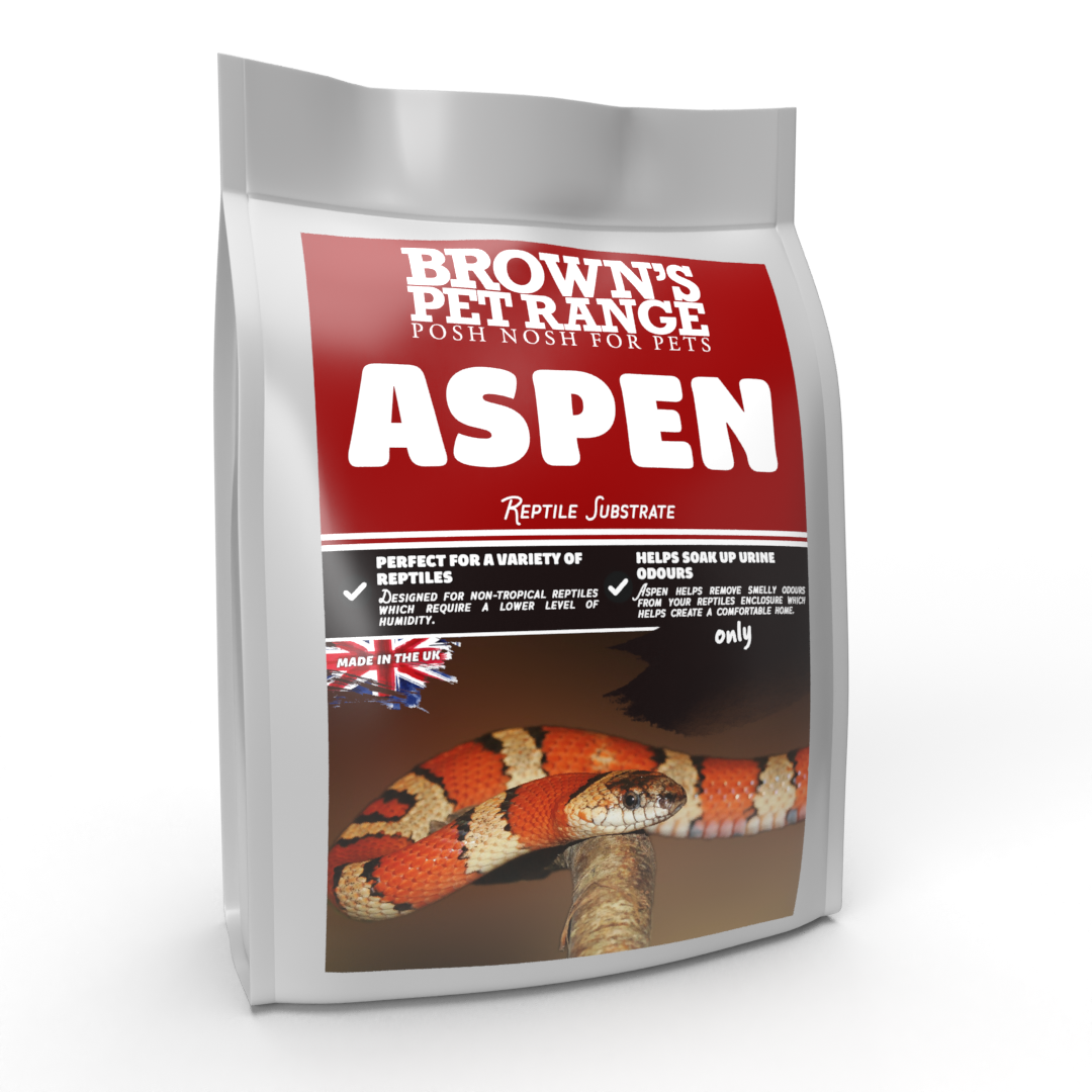 Brown's Reptile Substrate | Aspen 1.1kg - BROWNS PET RANGE