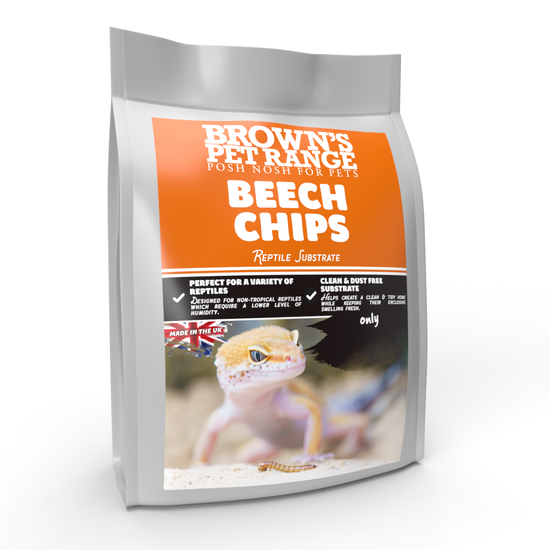 Brown's Reptile Substrate | Beech Chippings 2.5kg - BROWNS PET RANGE