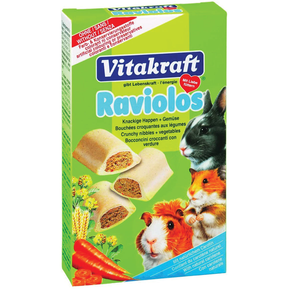 Brown's Small Animal Natural Treats | Vegetable Raviolos - BROWNS PET RANGE