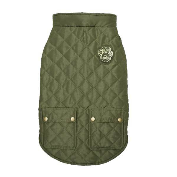 Canada Pooch | Cityscape Coat Army Green SIZE 10, 12 & 22, 24 - Dog Coat - Browns Pet Range