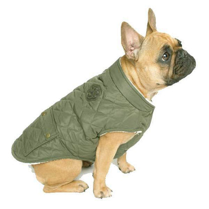 Canada Pooch | Cityscape Coat Army Green SIZE 10, 12 & 22, 24 - Dog Coat - Browns Pet Range