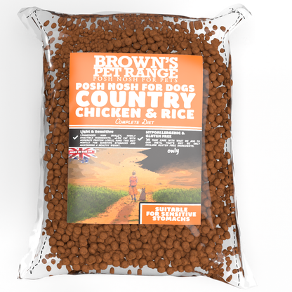 Country Chicken & Rice | Posh Nosh For Dogs - BROWNS PET RANGE