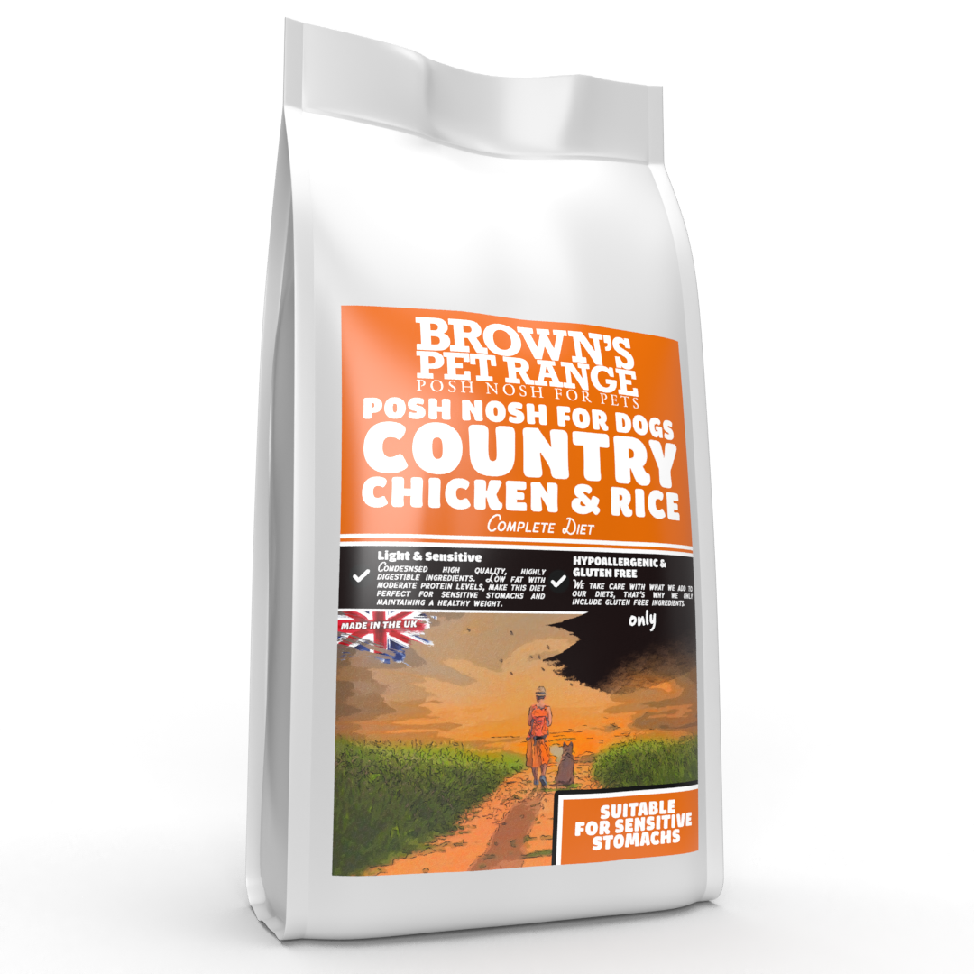 Country Chicken & Rice | Posh Nosh For Dogs - BROWNS PET RANGE