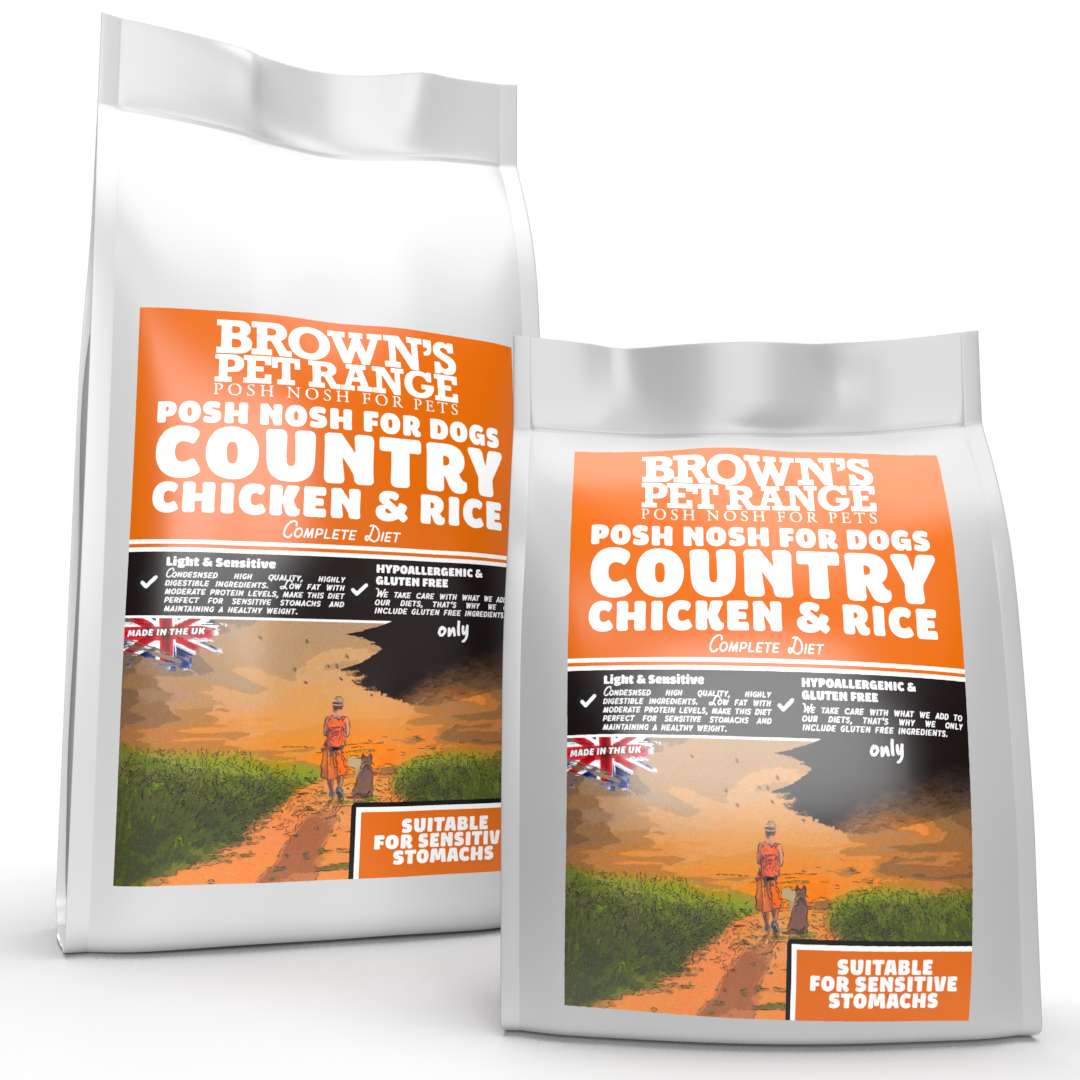 Country Chicken & Rice | Posh Nosh For Dogs - BROWNS PET RANGE