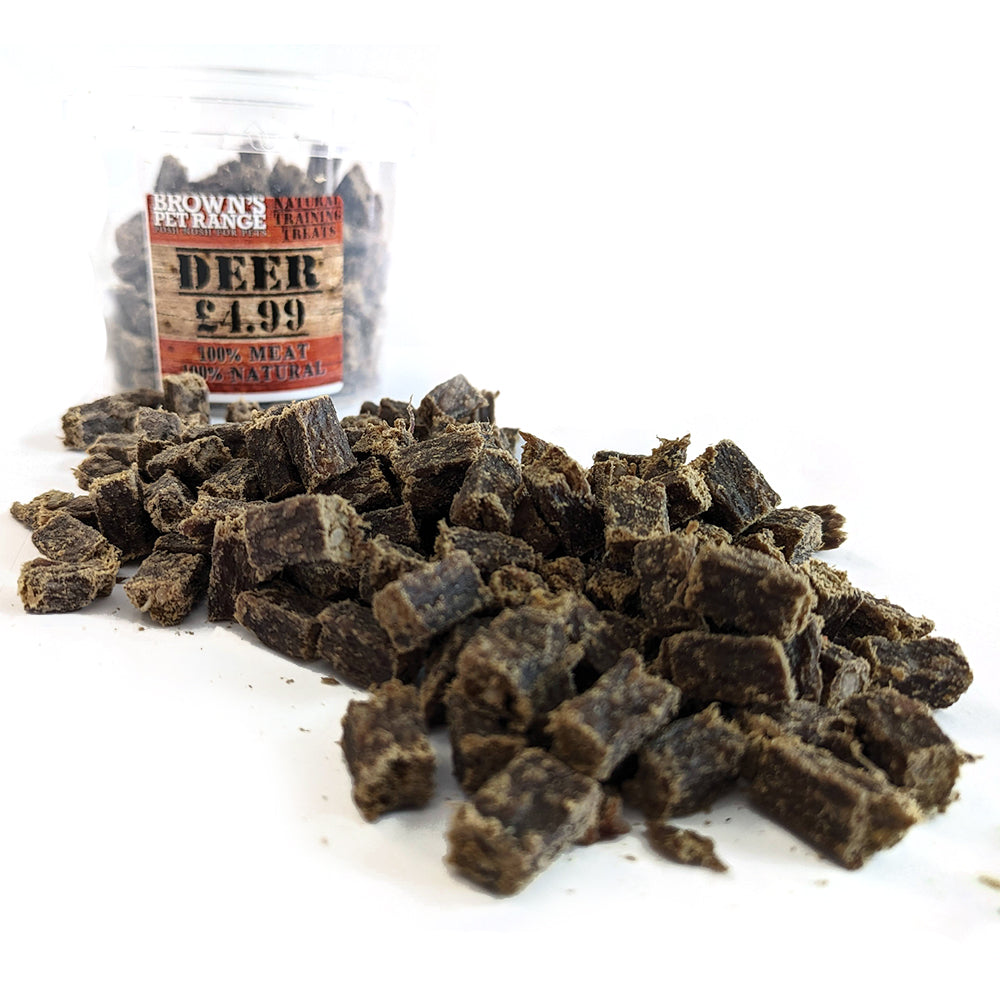 100% Meat Cubes 100g | Brown's Natural Training Treats For Dogs - BROWNS PET RANGE