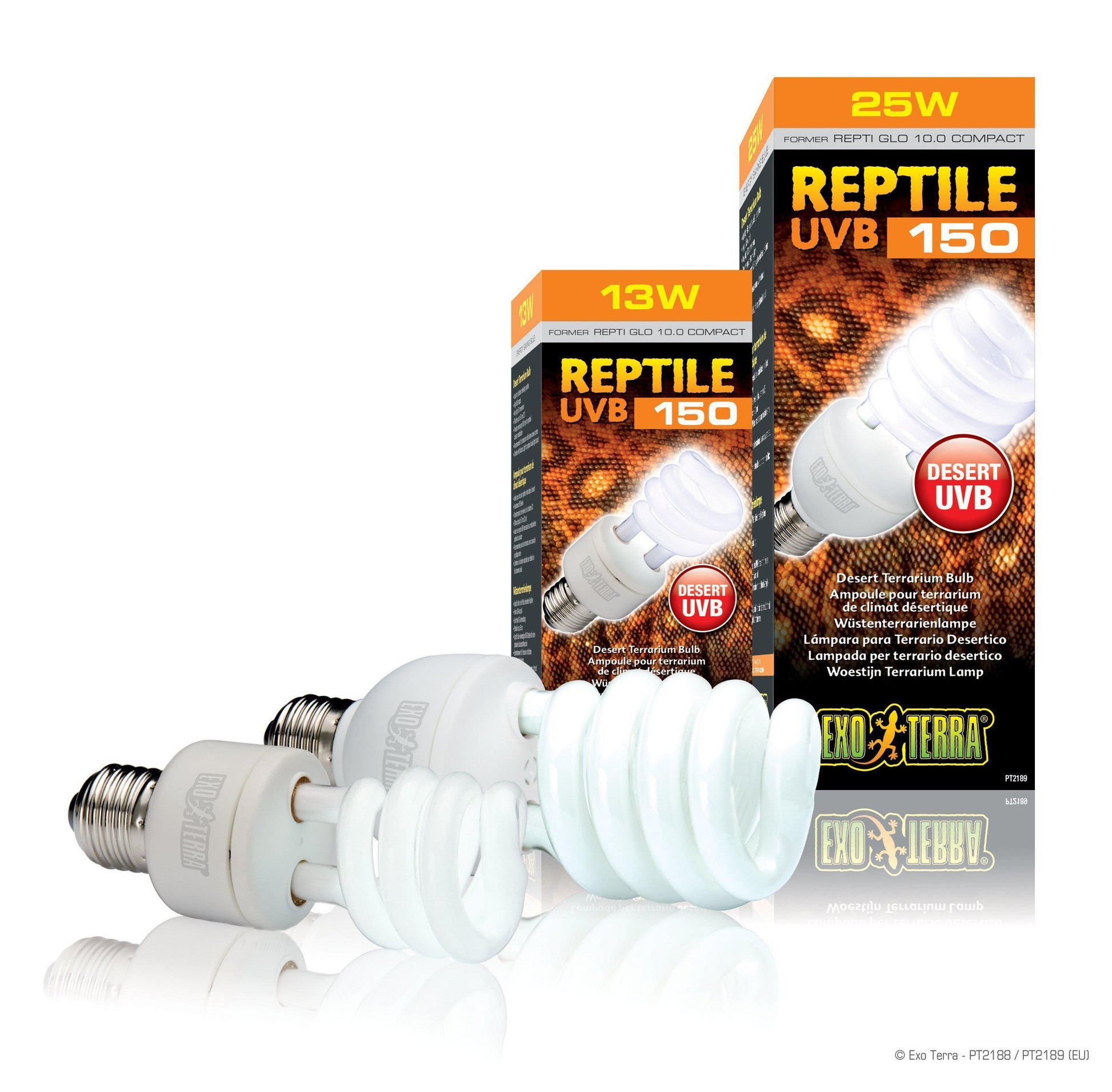 Exo Terra UVB 150 / Desert Terrarium Bulb (Varieties) - Reptile Vivariums - Browns Pet Range