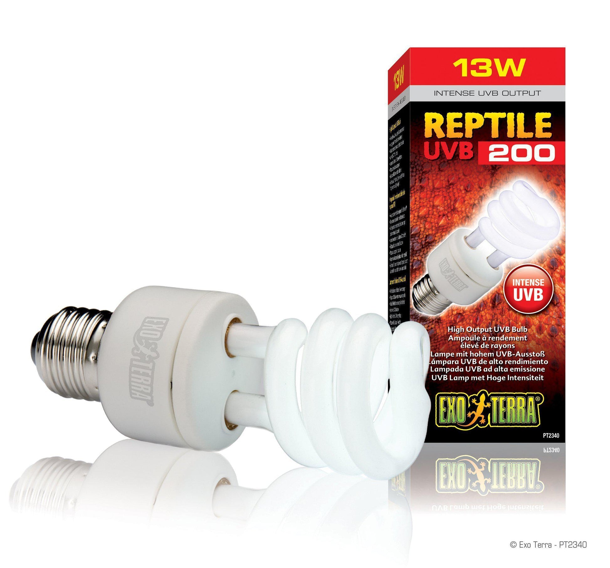 Exo Terra UVB 200/ Intense Terrarium Bulb (Varieties) - Reptile Vivariums - Browns Pet Range