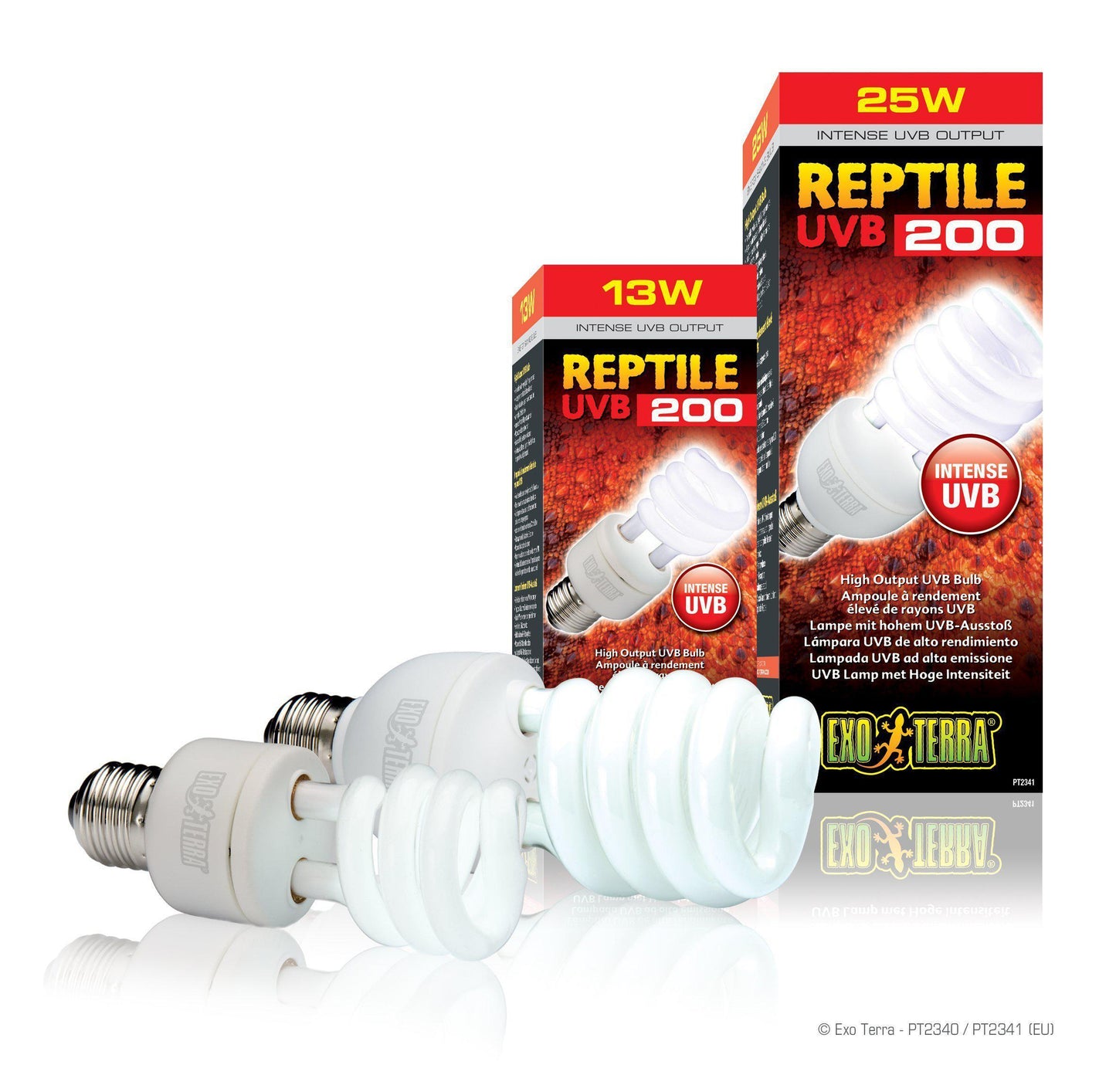 Exo Terra UVB 200/ Intense Terrarium Bulb (Varieties) - Reptile Vivariums - Browns Pet Range