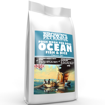 Ocean Fish & Rice | Posh Nosh For Dogs - BROWNS PET RANGE