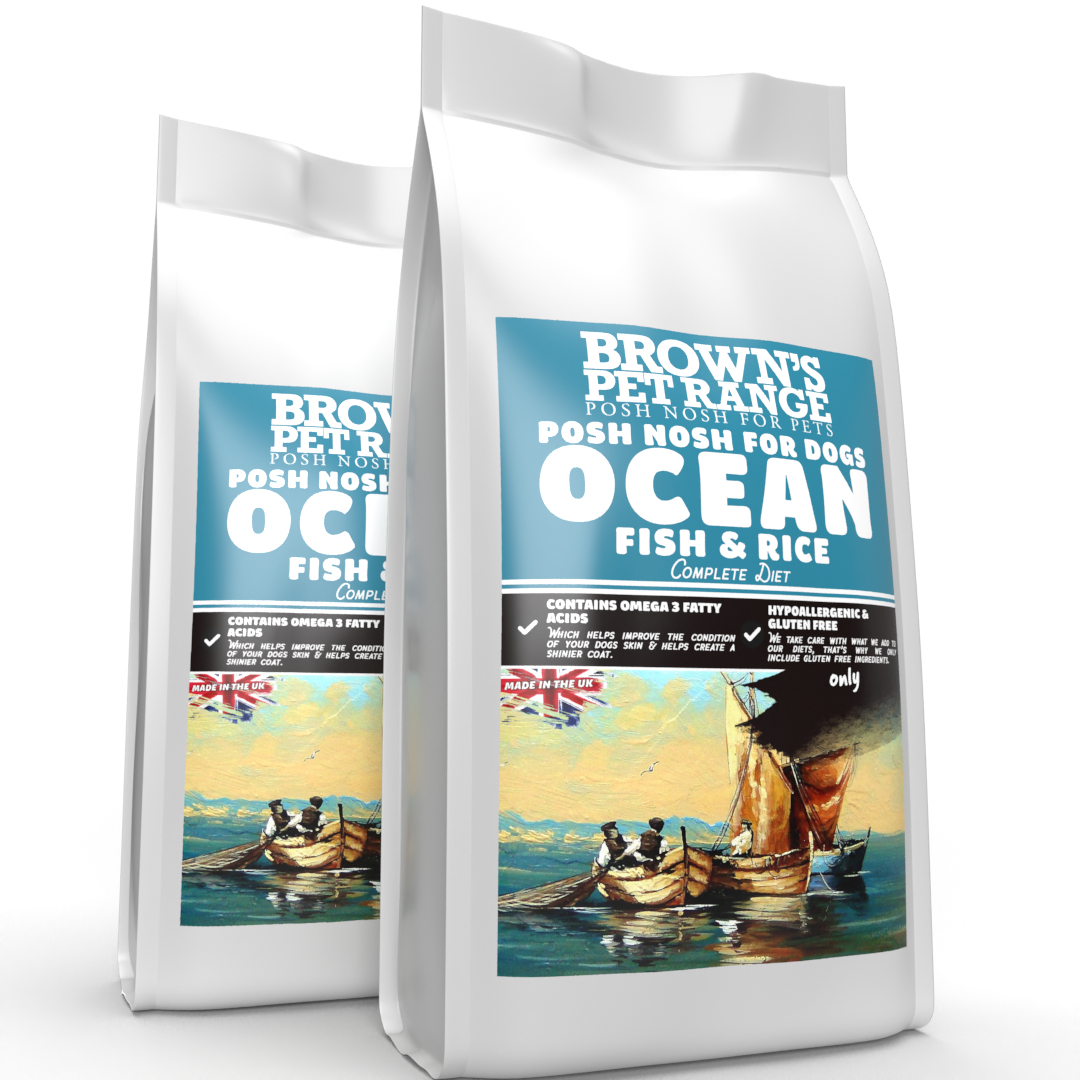 Ocean Fish & Rice | Posh Nosh For Dogs - BROWNS PET RANGE