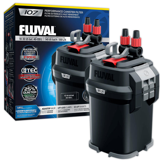 NEW 2019 | Fluval 107 External Canister Aquarium Filter - External Filter - Browns Pet Range