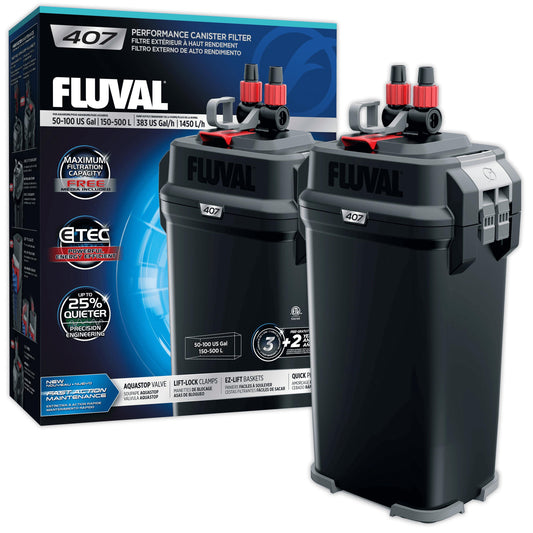 NEW 2019 | Fluval 407 External Canister Aquarium Filter - External Filter - Browns Pet Range