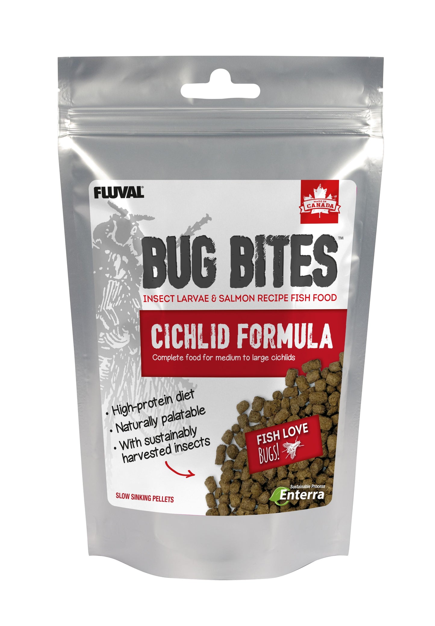 Fluval Bug Bites Cichlid Formula (Small - Medium Cichlids) Granules -  - Browns Pet Range