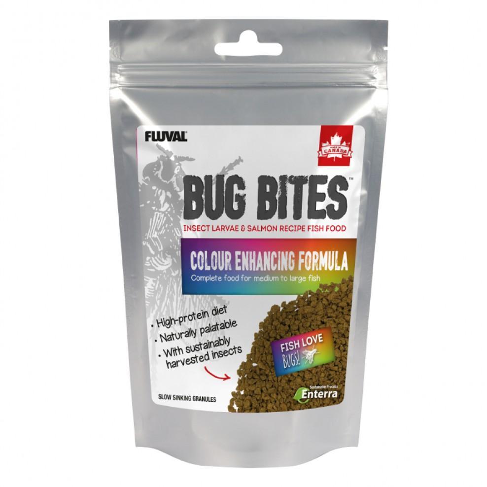 Fluval Bug Bites Colour Enhancing Formula (Medium - Large Fish) Granules -  - Browns Pet Range