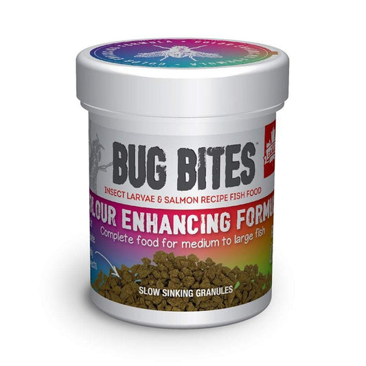 Fluval Bug Bites Colour Enhancing Formula (Medium - Large Fish) Granules -  - Browns Pet Range