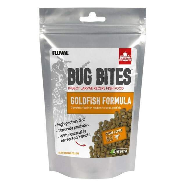 Fluval Bug Bites Goldfish Formula (Small - Medium Fish) Granules -  - Browns Pet Range