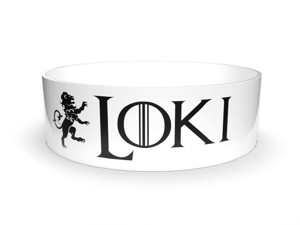 Game of Thrones Personalised Named Dog Bowl - BROWNS PET RANGE