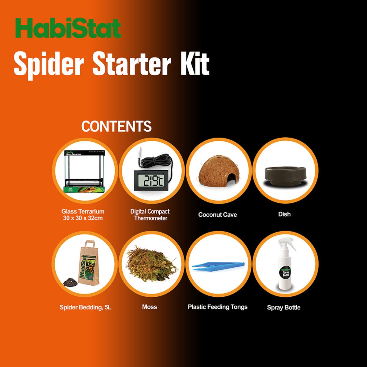 HabiStat Spider Starter Kit - BROWNS PET RANGE