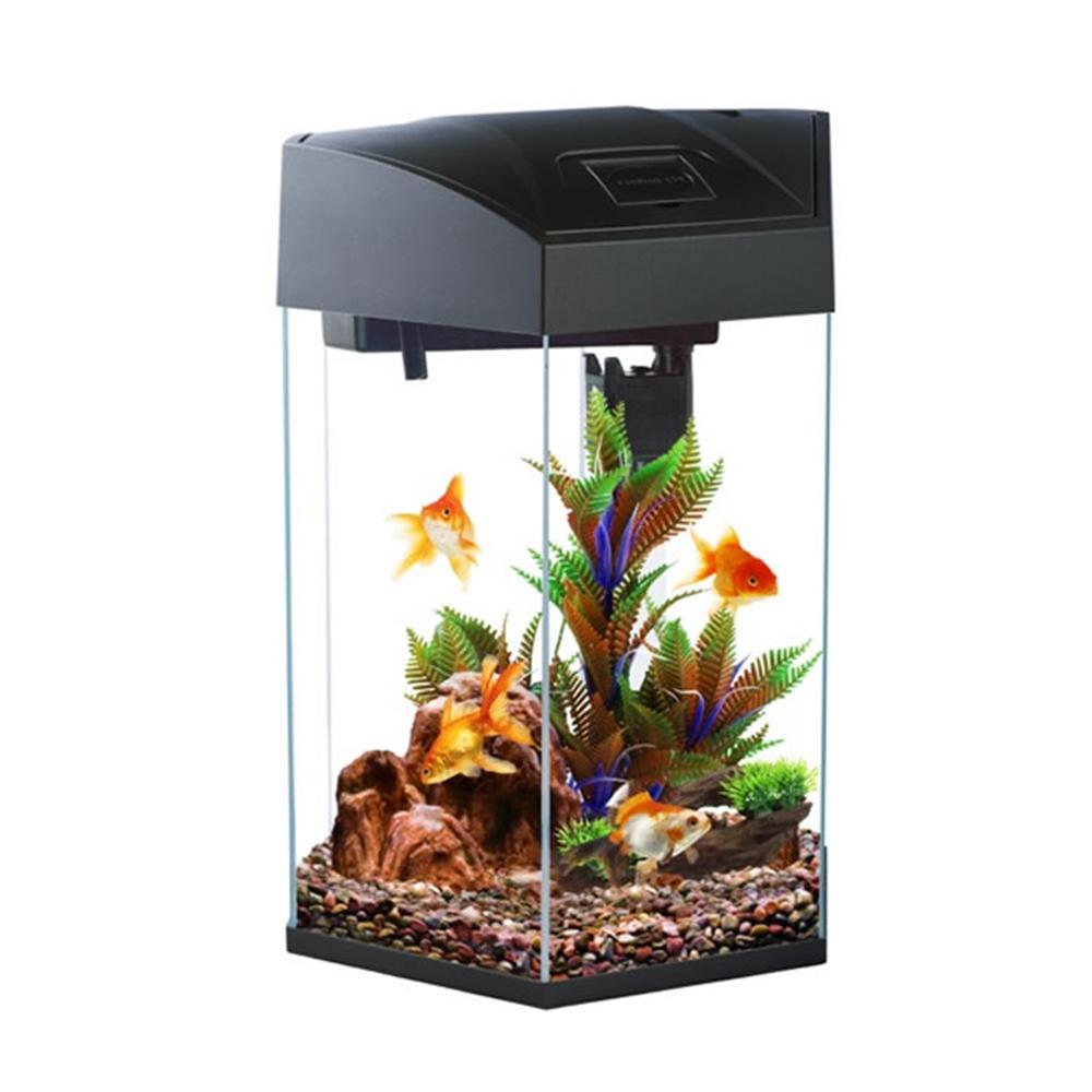 Hexagonal Aquarium 21.6 Litre | Black - Fish Tank - Browns Pet Range