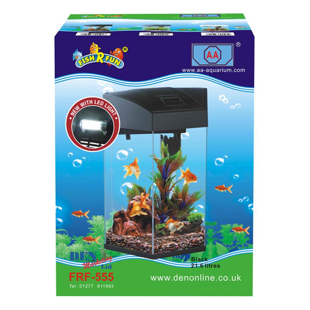 Hexagonal Aquarium 21.6 Litre | White - Fish Tank - Browns Pet Range