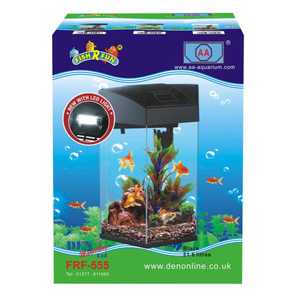 Hexagonal Aquarium 21.6 Litre | White - Fish Tank - Browns Pet Range