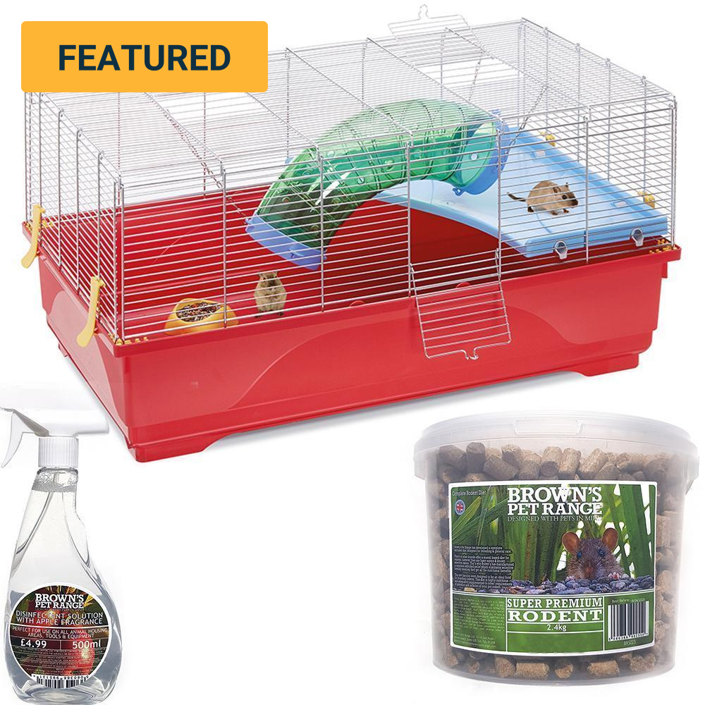 Imac Ratto 80 Rat Cage with Free Food & Disinfectant - BROWNS PET RANGE