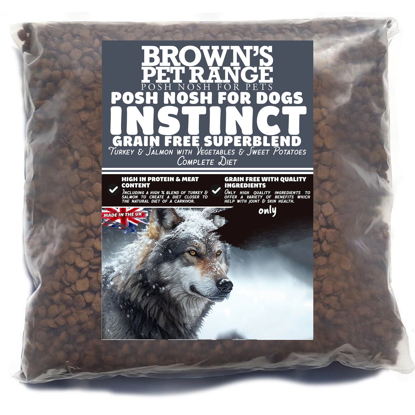 Instinct | Grain Free Posh Nosh For Dogs - BROWNS PET RANGE