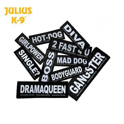 Julius K9 Velcro Stickers Large (Pack of Two) - Harness - Browns Pet Range