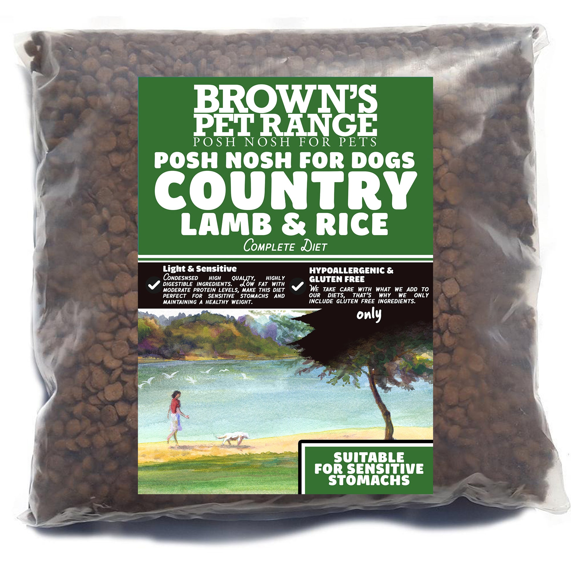 Country Lamb & Rice | Posh Nosh For Dogs - BROWNS PET RANGE