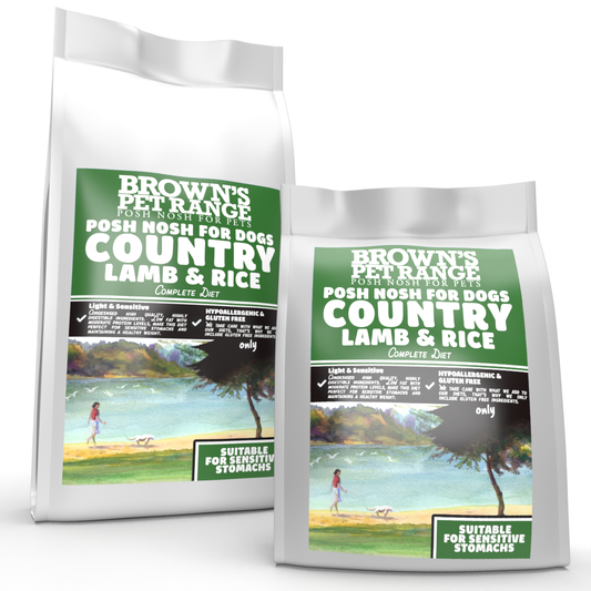 Country Lamb & Rice | Posh Nosh For Dogs - BROWNS PET RANGE