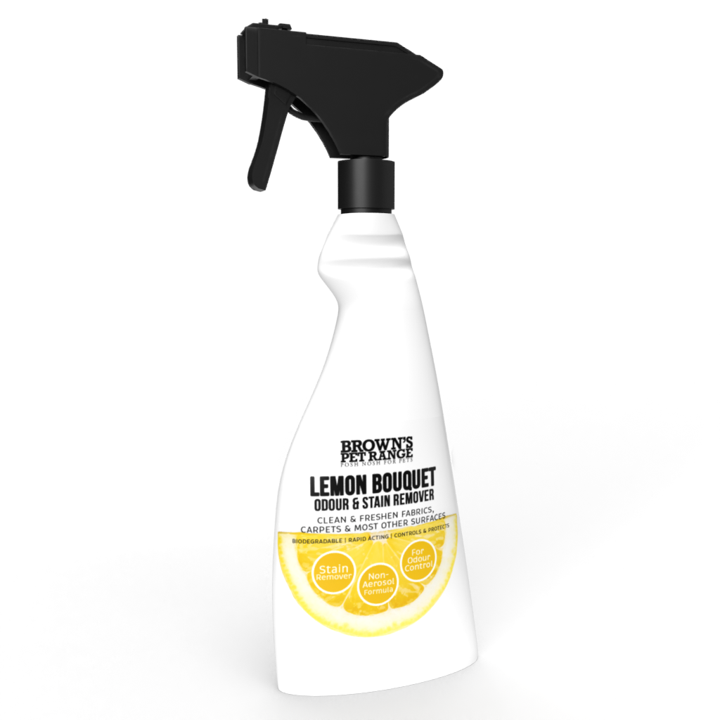 Brown's Odour & Stain Remover - Lemon Bouquet 500ml - BROWNS PET RANGE