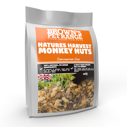 Monkey Nuts | Nature's Harvest Posh Nosh For Small Animals or Birds - BROWNS PET RANGE