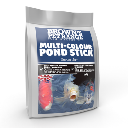 Multi Colour Stick | Posh Nosh For Pond Fish - BROWNS PET RANGE