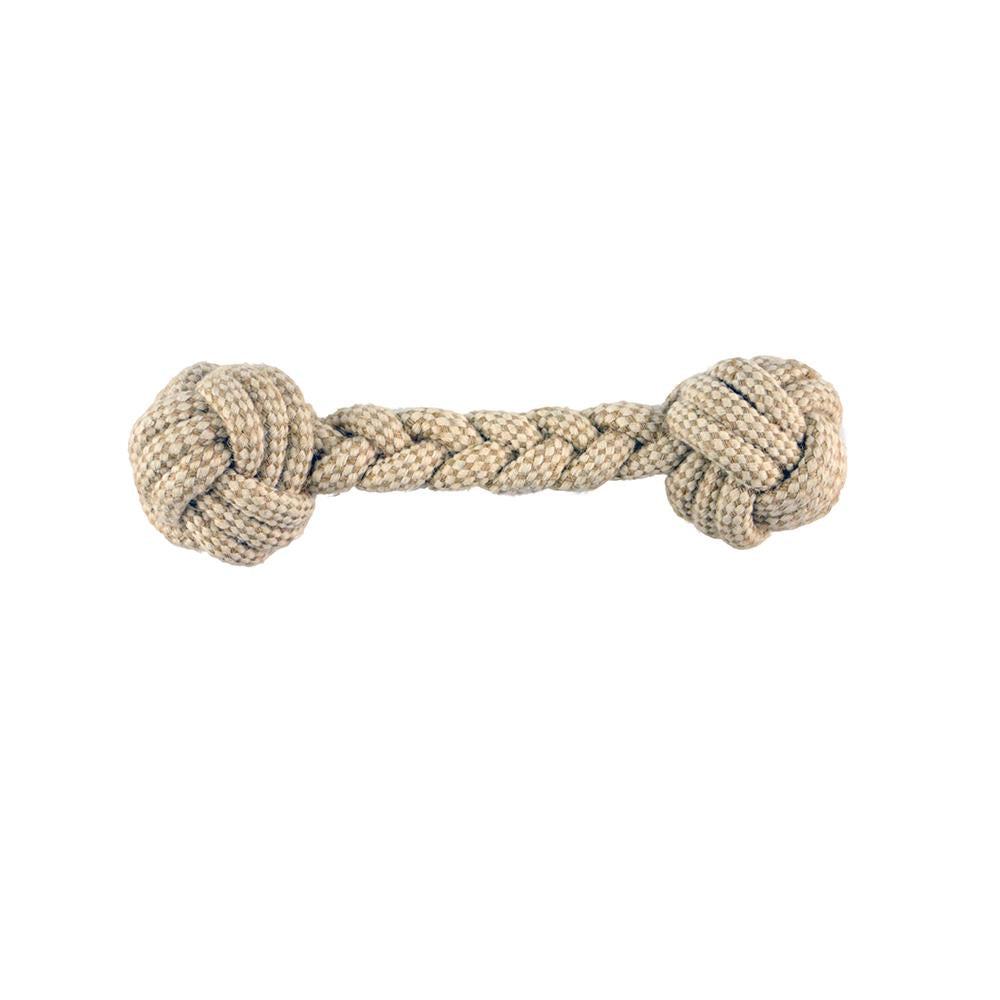 Natural Rope Dumbell - BROWNS PET RANGE