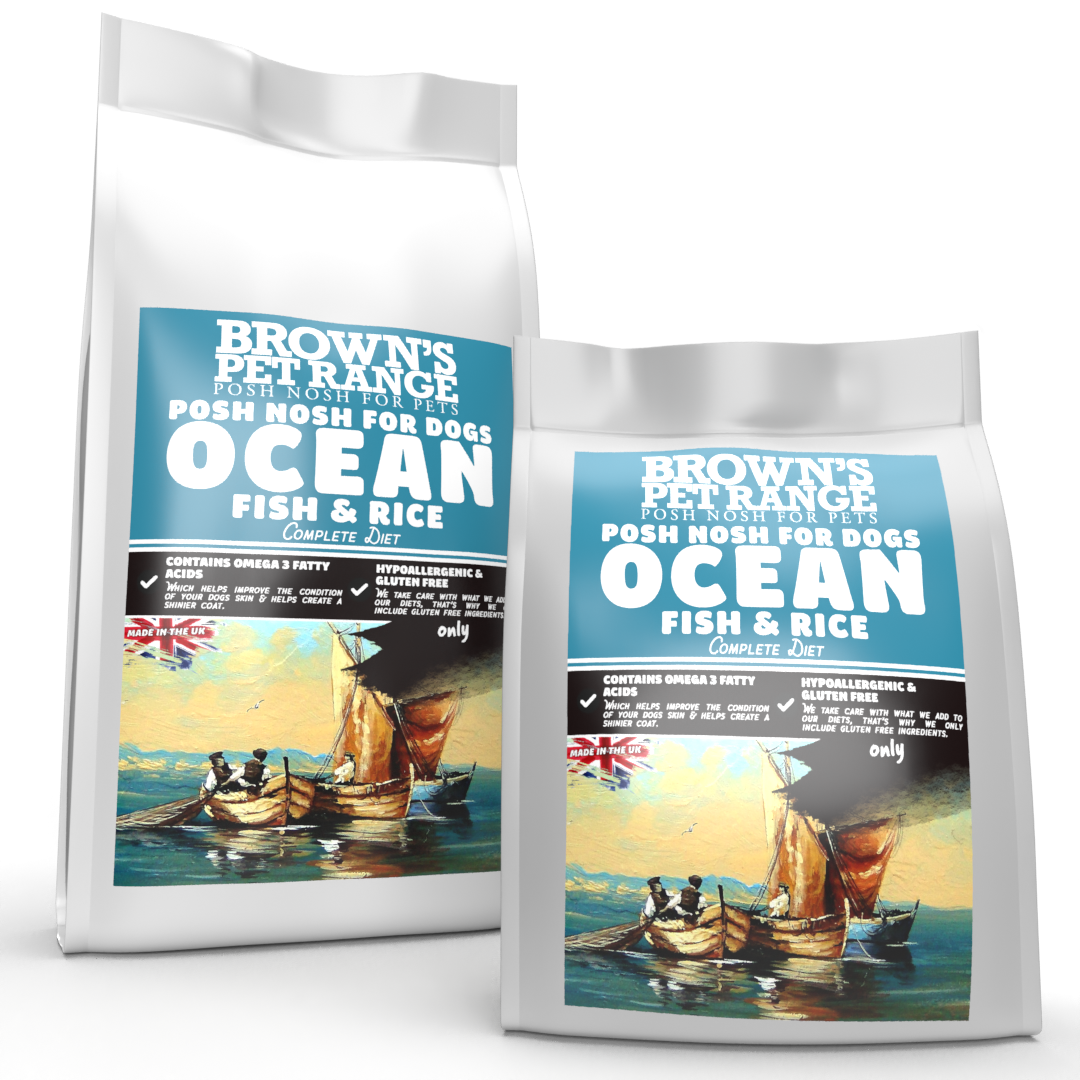 Ocean Fish & Rice | Posh Nosh For Dogs - BROWNS PET RANGE