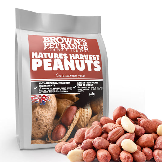 Peanuts | Nature's Harvest Posh Nosh For Small Animals or Birds - BROWNS PET RANGE